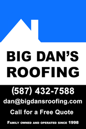 Big Dan's Roofing Sign